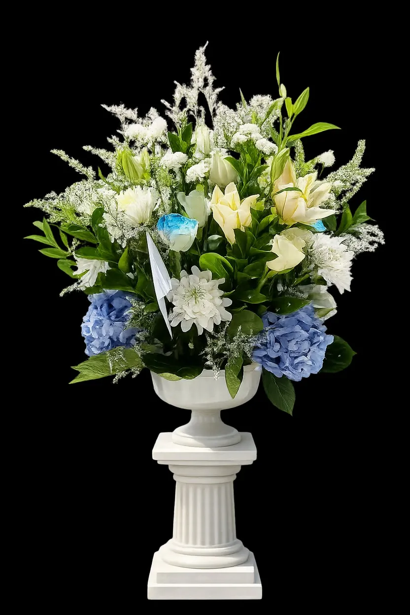 Seasonal blooms styled for an event